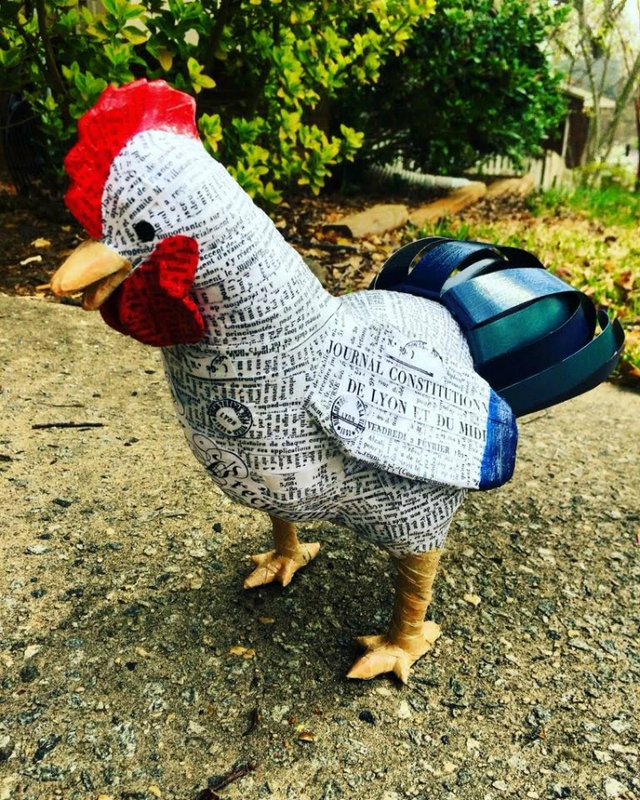 Sculpt a paper mache rooster with FastMache!  This tutorial teaches you how to make your own farmhouse friend with paper mache!